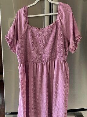 And Now This Lavender Midi Summer Dress 3X